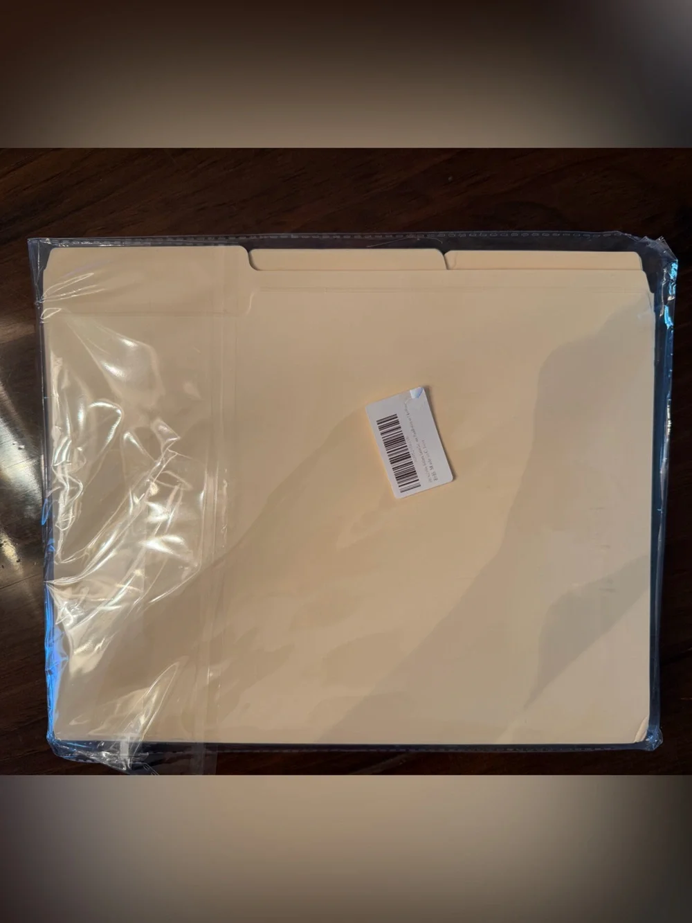 Cream Manila File Folders 18 pack 1/3 cut tabs left right center documents new